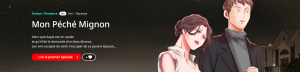 webtoon Scan Mon Péché Mignon en vf